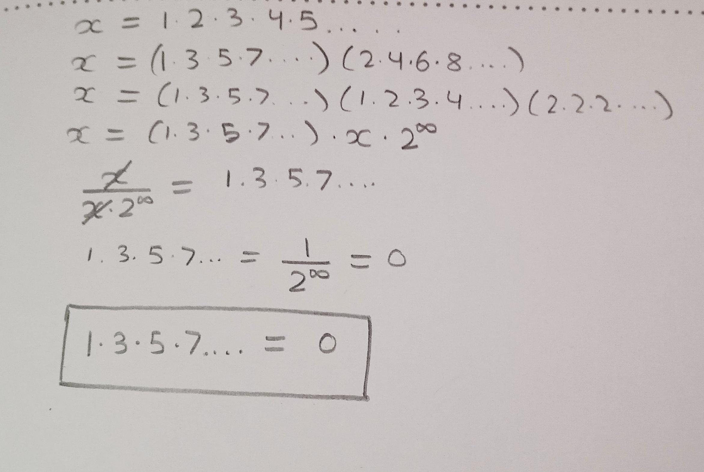 The Odd Truth About Infinity