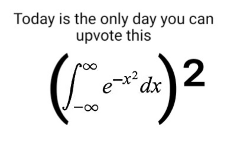 The Only Day You Can Upvote This Pi