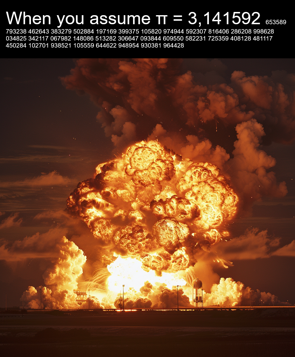 Catastrophic Failure Begins At Improper π Approximations