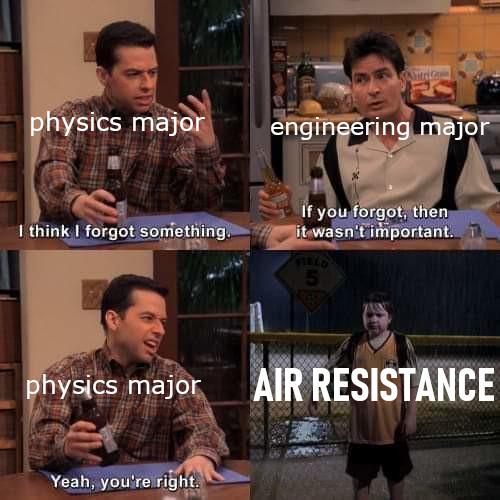 Air Resistance Is Negligible