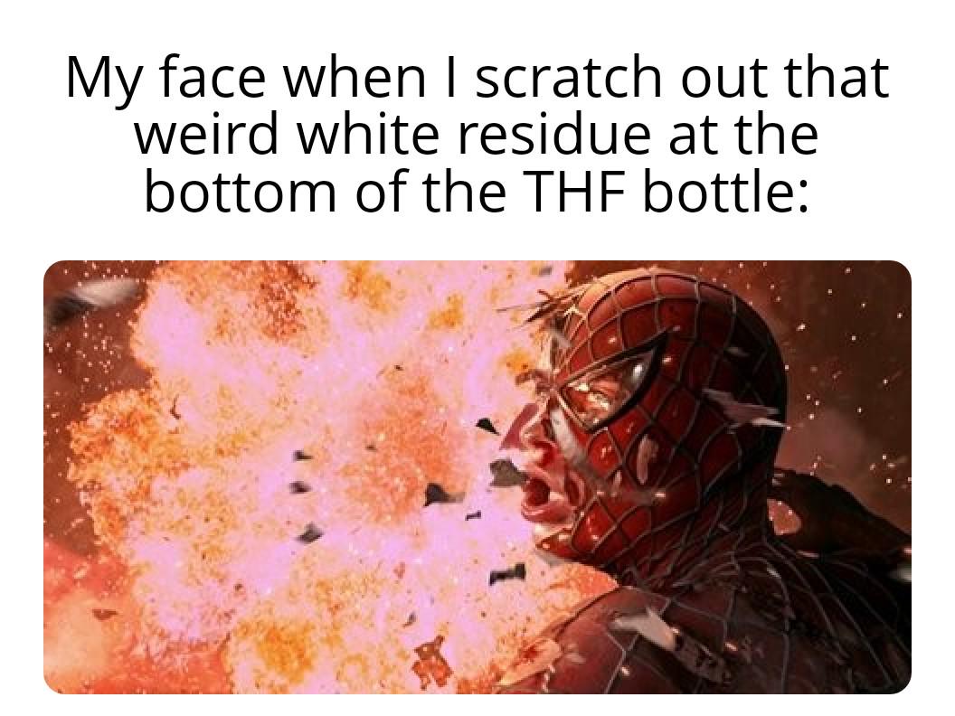 The Explosive Truth About THF Bottles