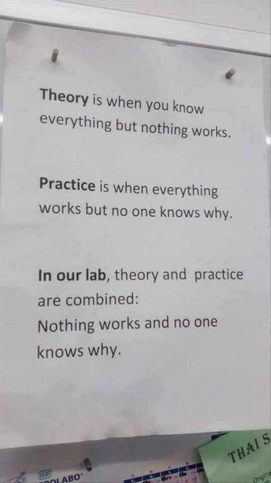 Theory Meets Practice: A Scientific Tragedy