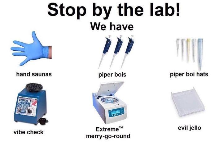 Stop By The Lab! We Have Ridiculous Equipment Names