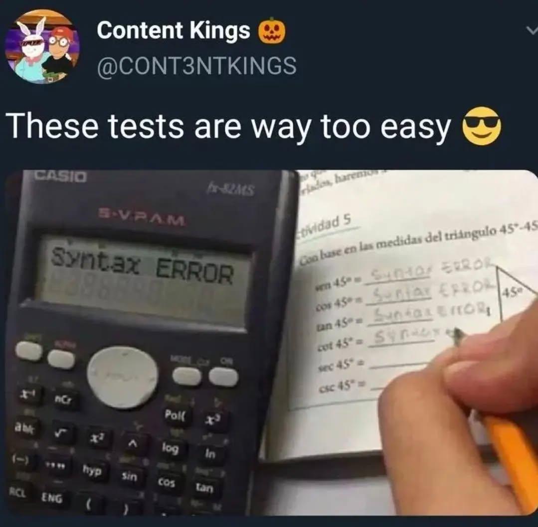 Calculator Betrayal: When Syntax Meets Hubris