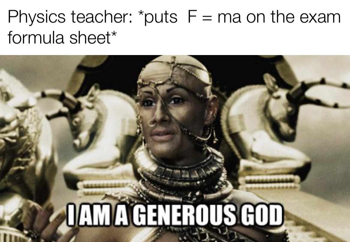 The Generous Physics Teacher