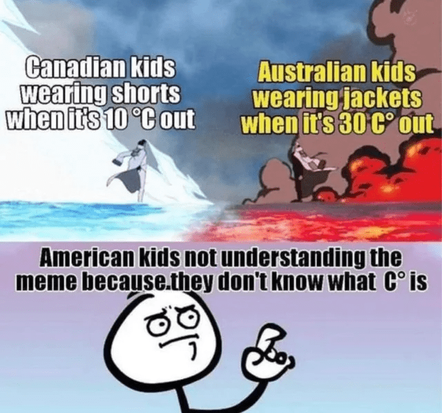 The Great Temperature Divide