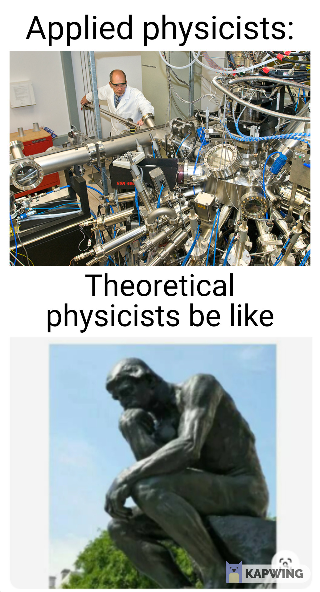 The Two Faces Of Physics