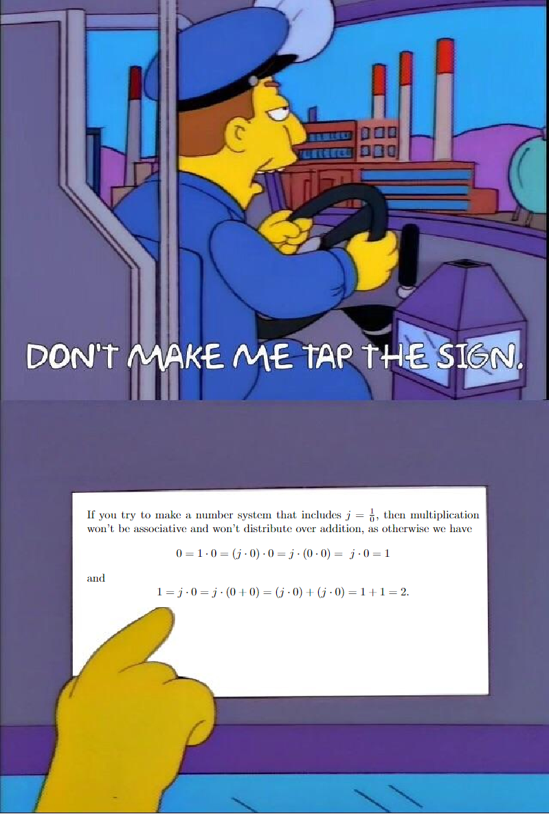 Don't Make Me Tap The Mathematical Paradox Sign