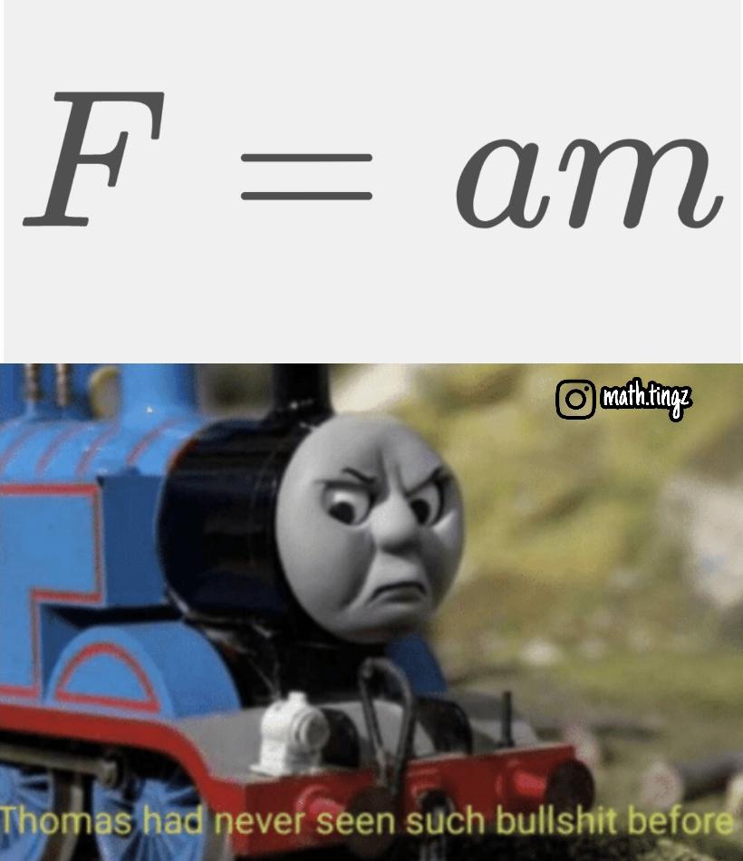 Force Equals Mass Times Anger
