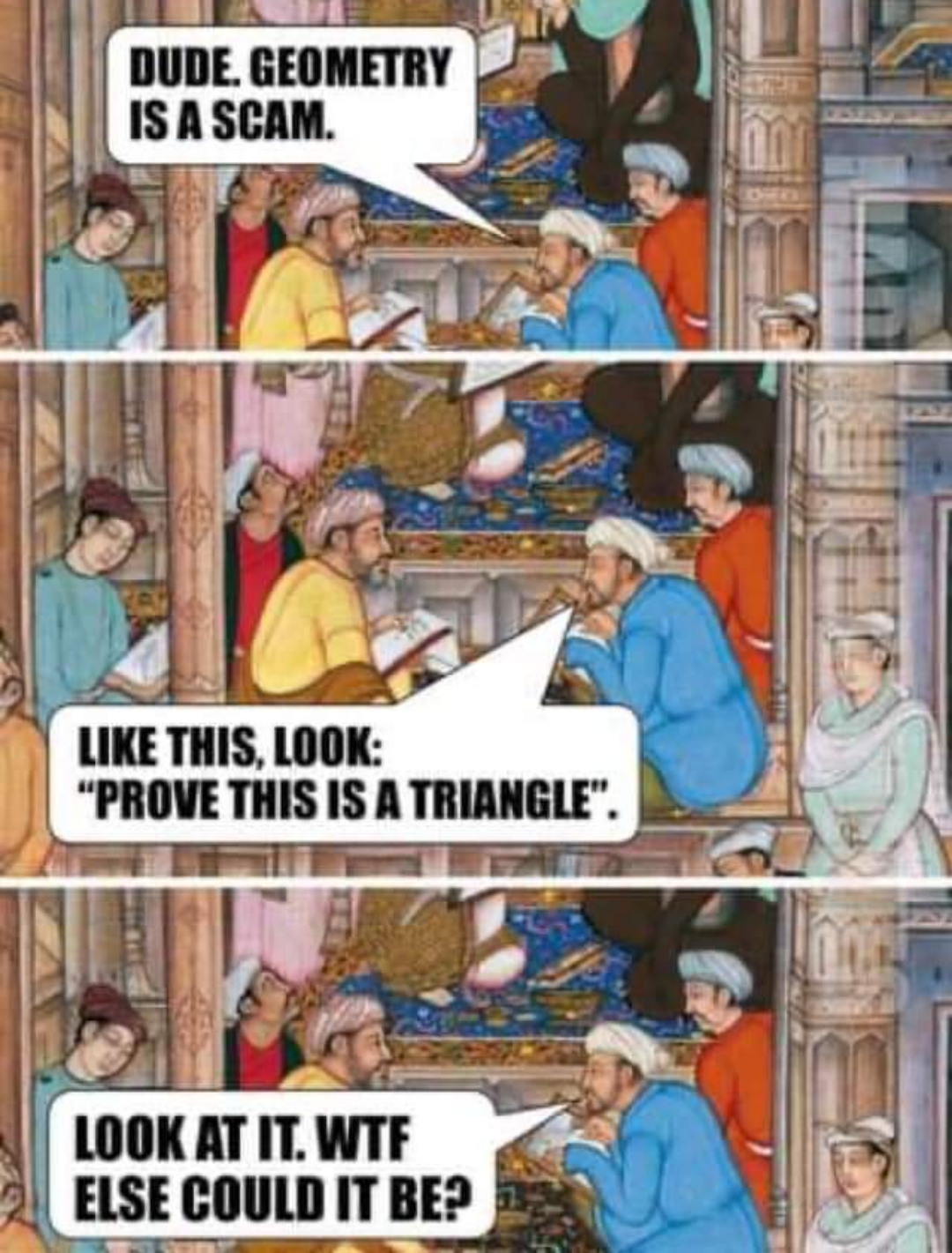 Proof By Contradiction: Medieval Math Mic Drop