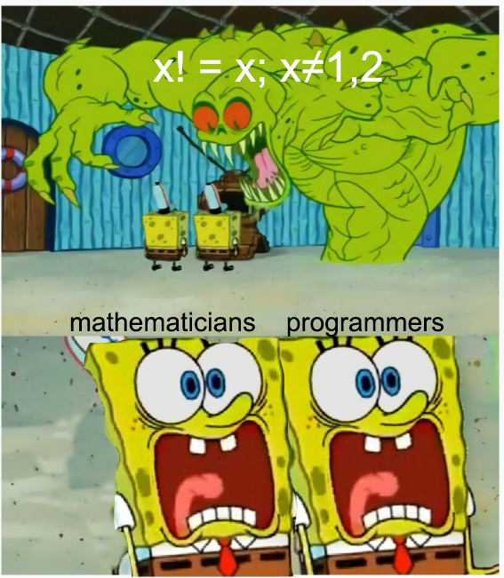 Why Stop In A Trinity? I Present To You The Quadrinity Of Mathematical Horror