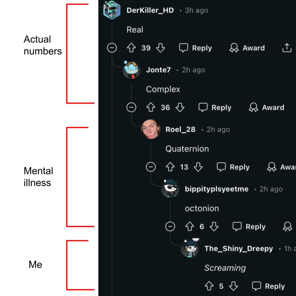Quit It With The 8-Dimensional Numbers