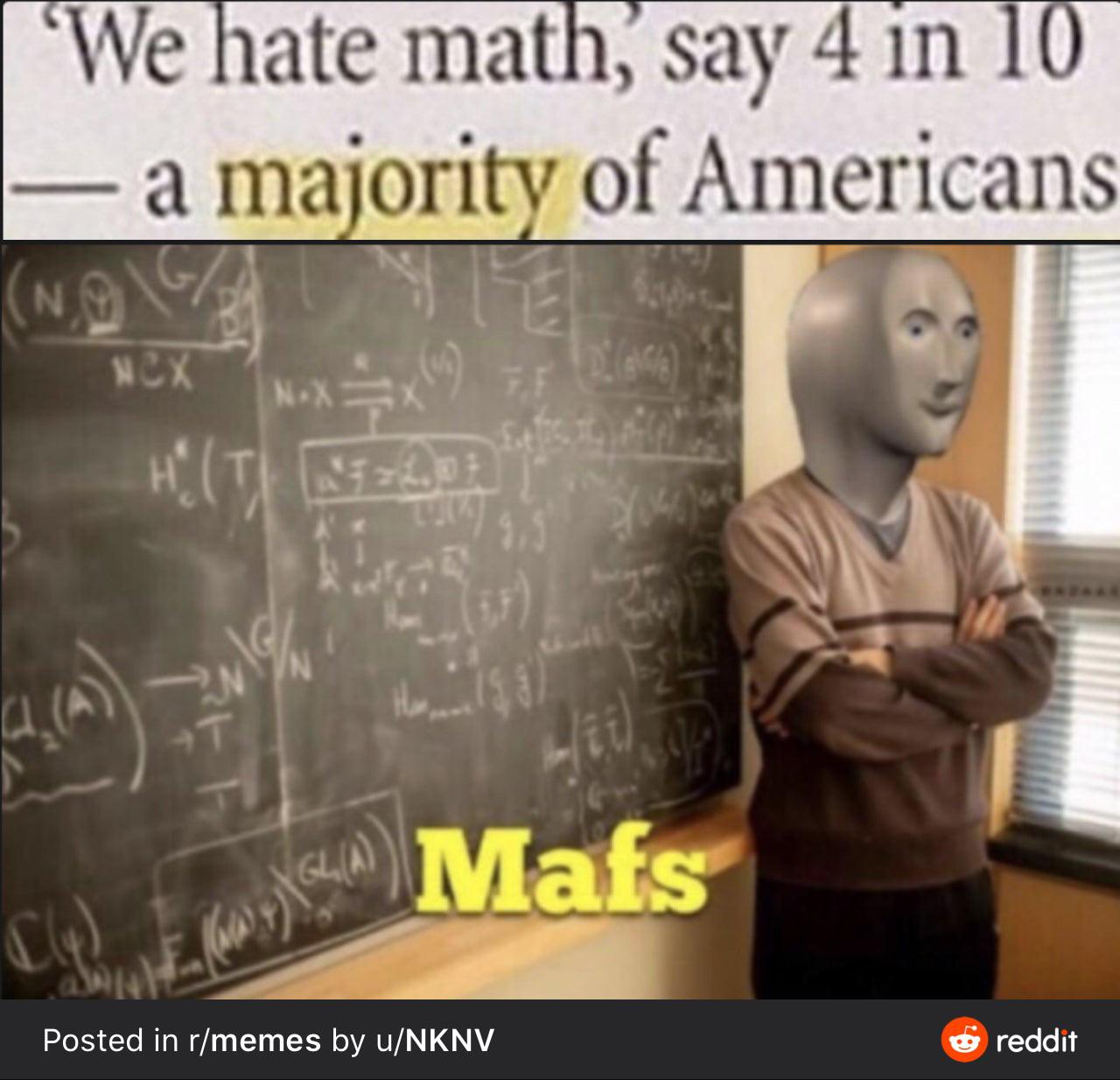 The Mathematical Self-Own
