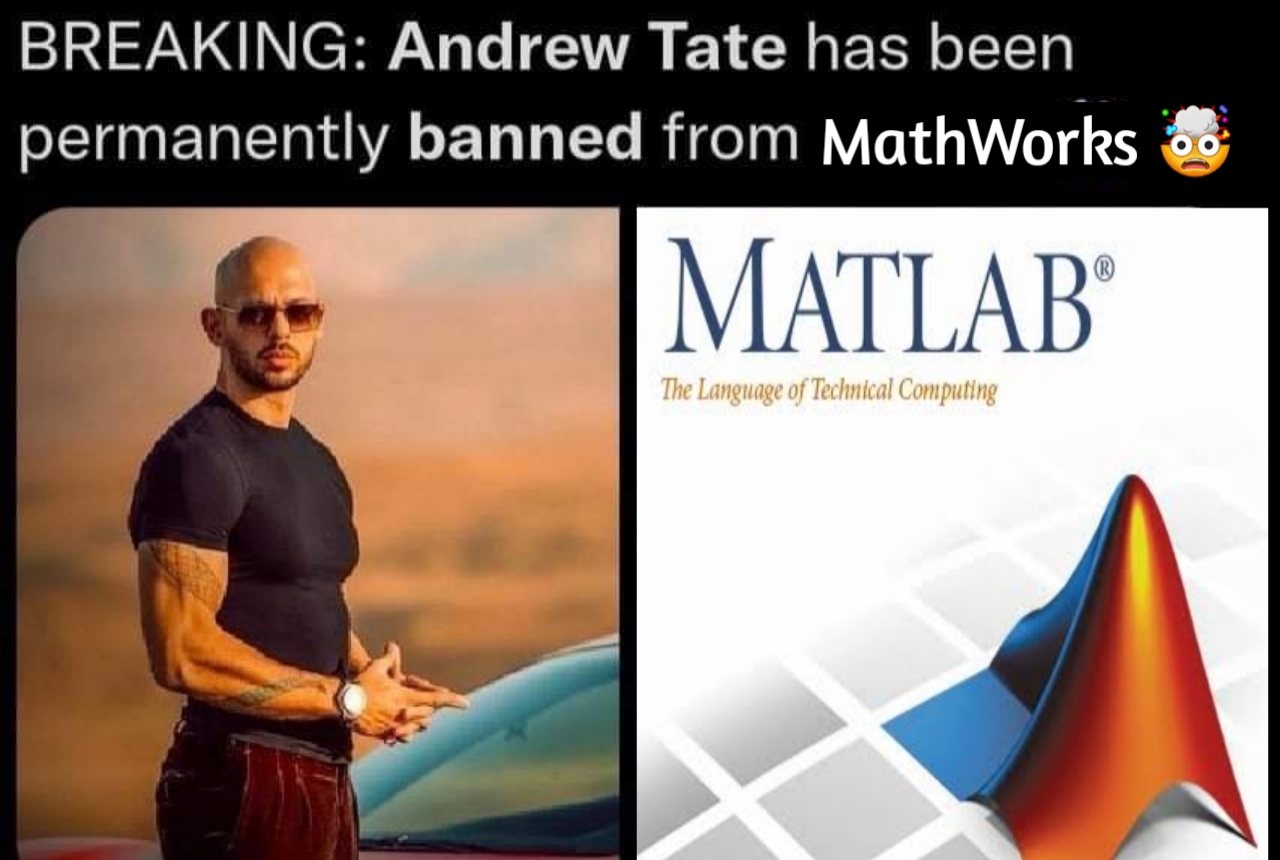Due To His Hate Speech On Matrix Algebra
