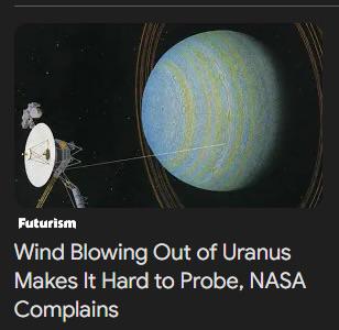 Wind Blowing Out Of Uranus Makes It Hard To Probe