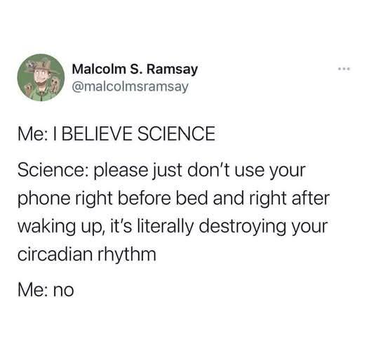 The Selective Science Believer's Bedtime Paradox