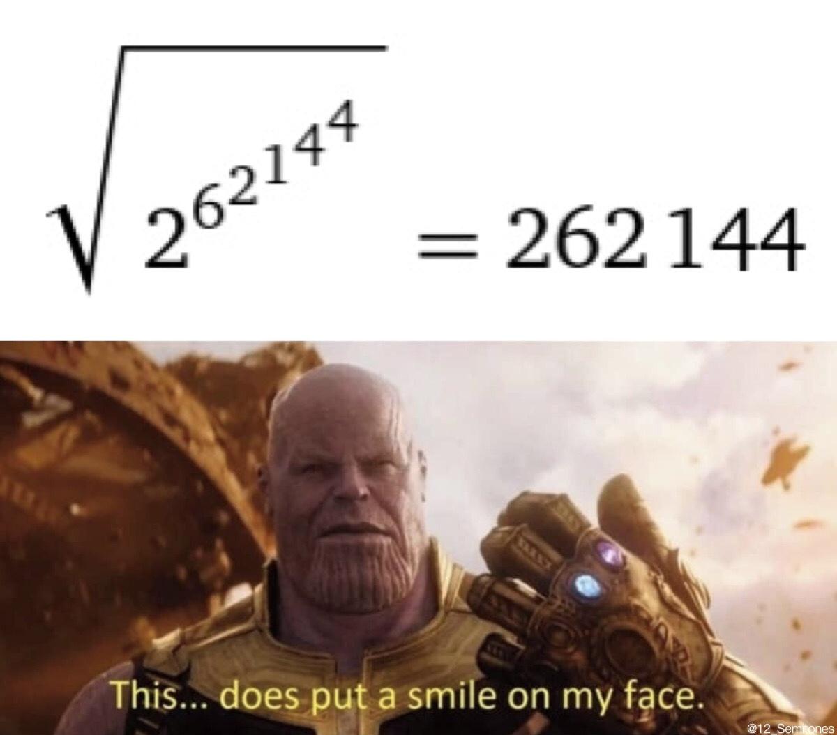 The Perfect Mathematical Snap