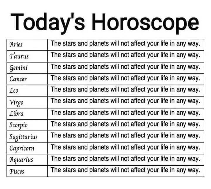 The Most Accurate Horoscope Ever Published