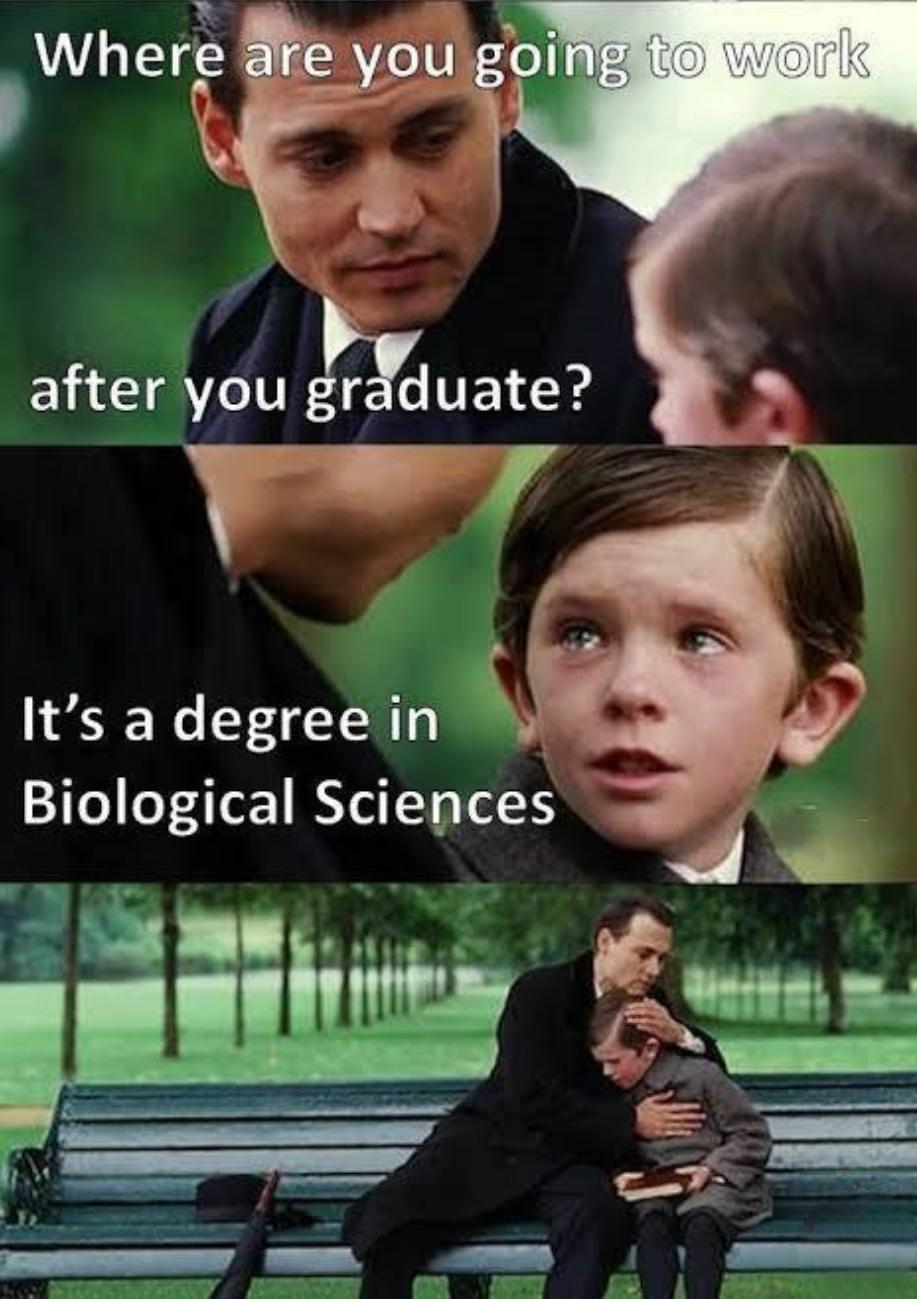 When You Aim High, But Your Biology Degree Hits Low