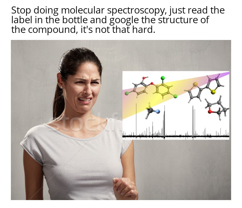 Just Stop Doing Spectroscopy