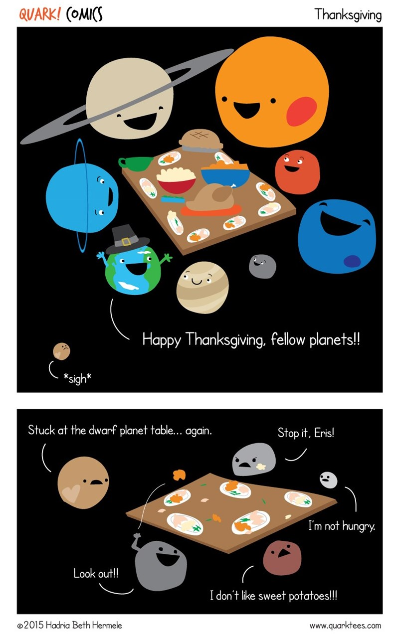 Planetary Thanksgiving: The Kids' Table Of The Solar System