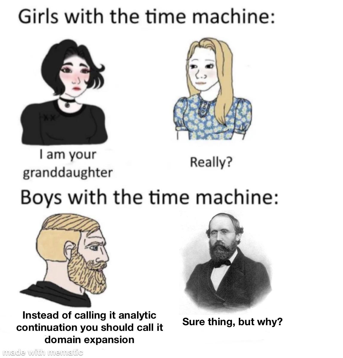 Time Travel Priorities: Math Nerds Edition