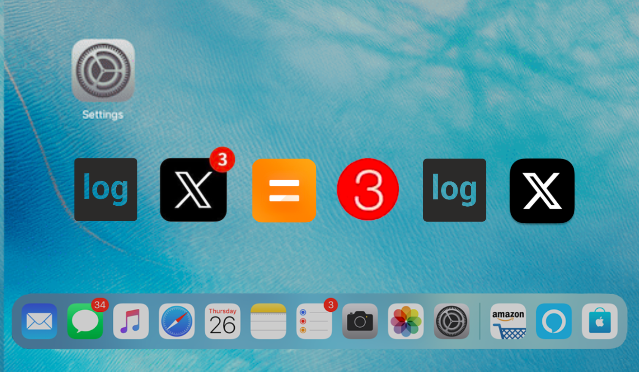 The Logarithmic Homescreen Equation