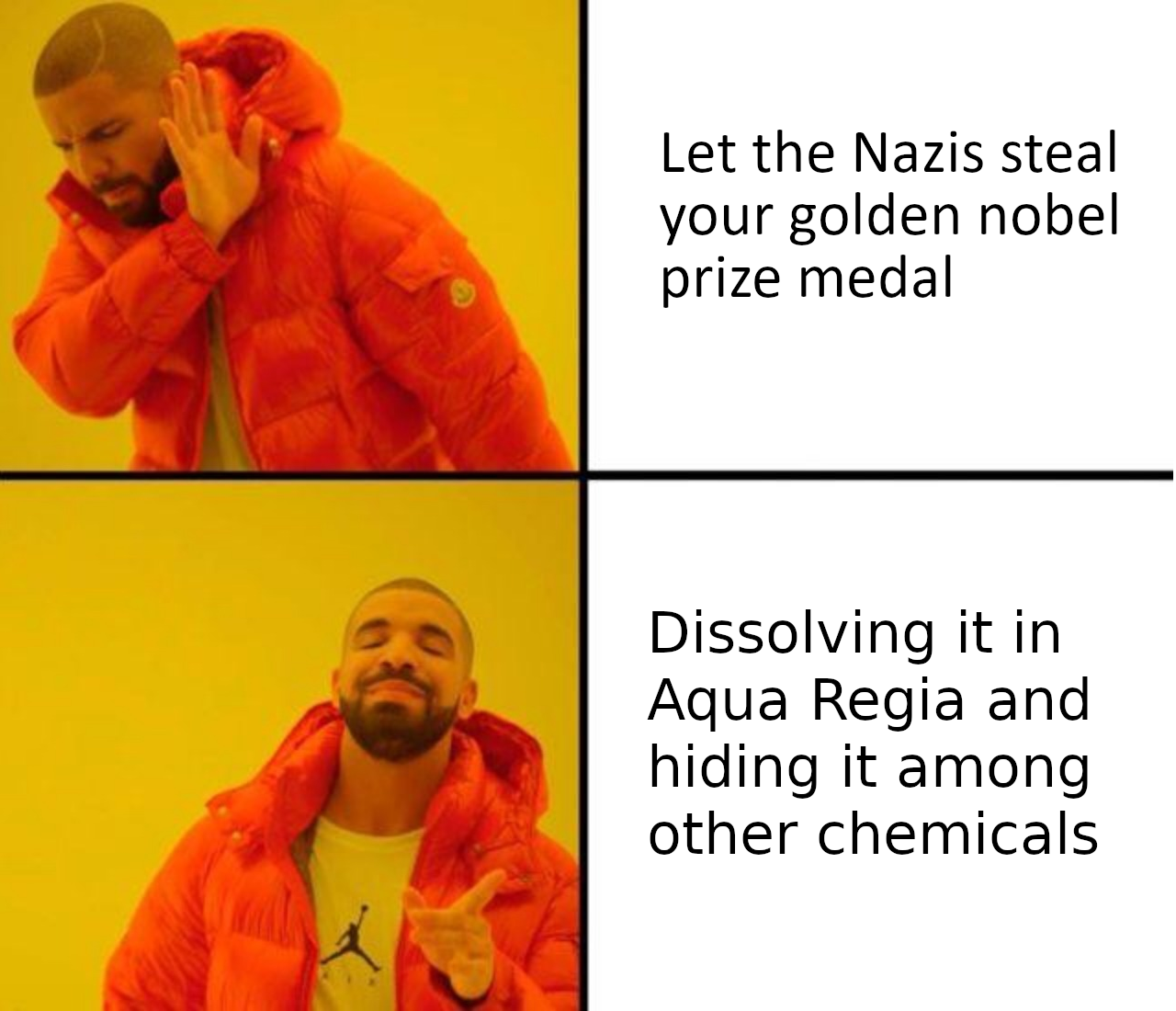 Gold Medal In Anti-Nazi Chemistry