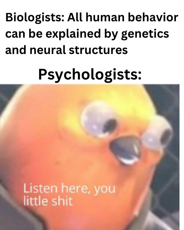 The Great Academic Smackdown: Biology vs Psychology