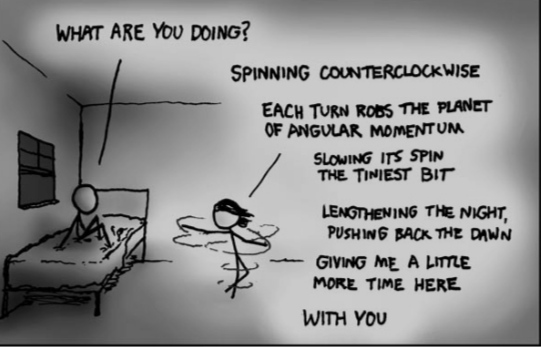 Physics Of Love: Angular Momentum Edition