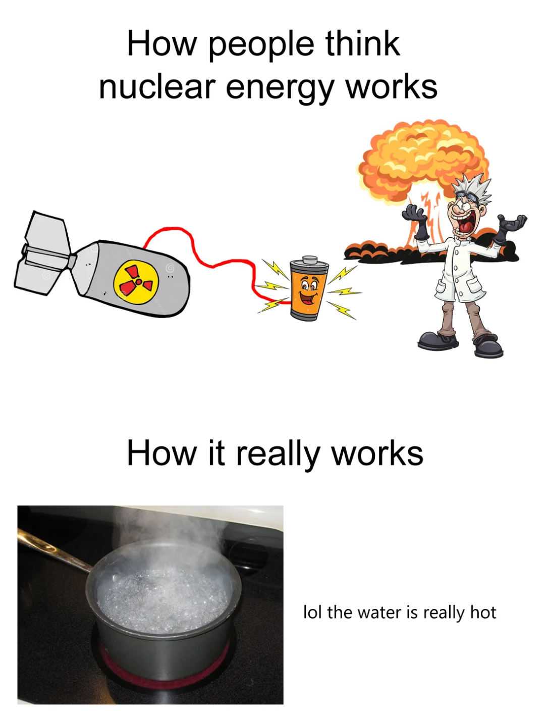 Water Go Boom: Nuclear Reality Check