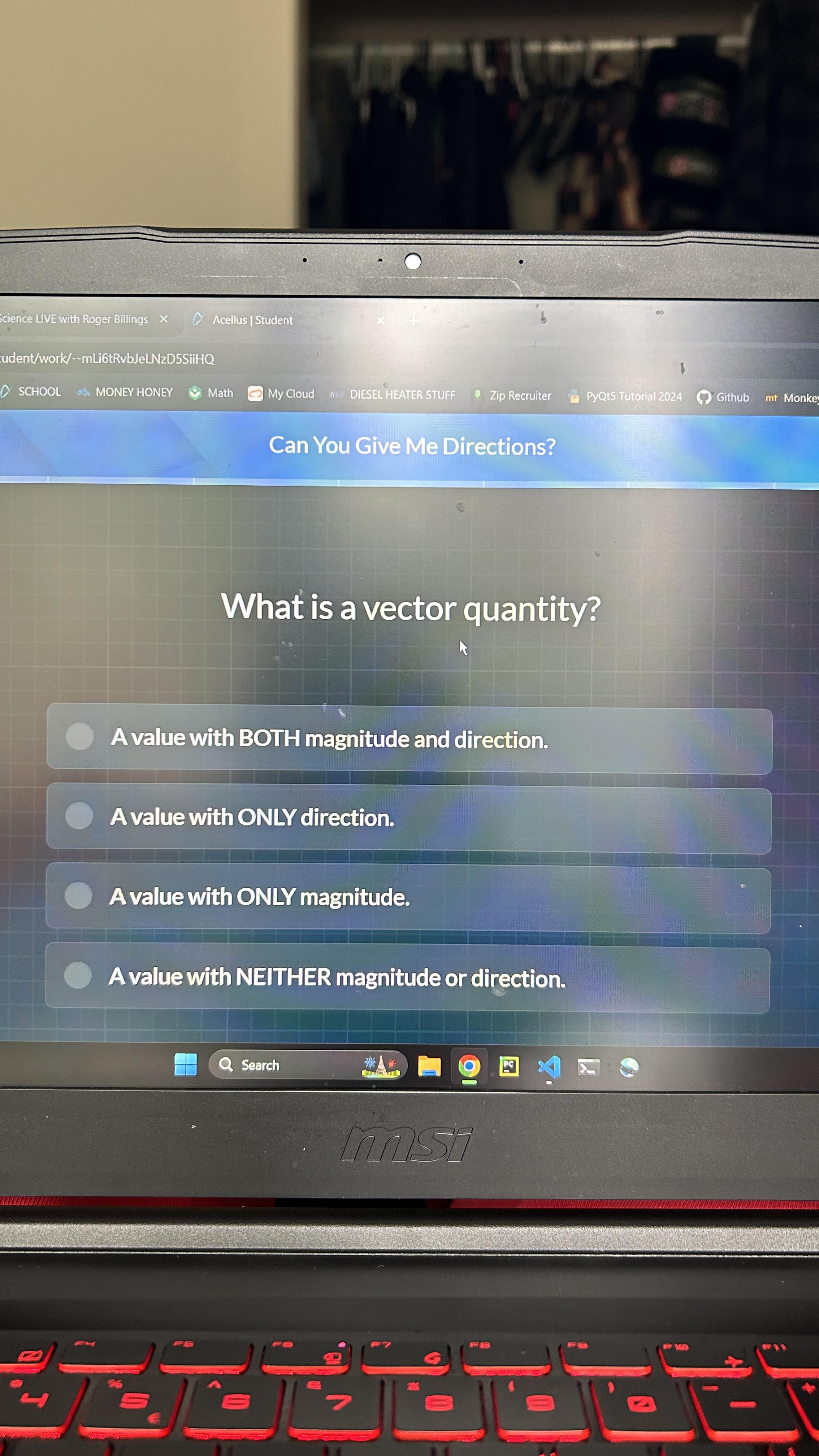 The Vector Of My Destination