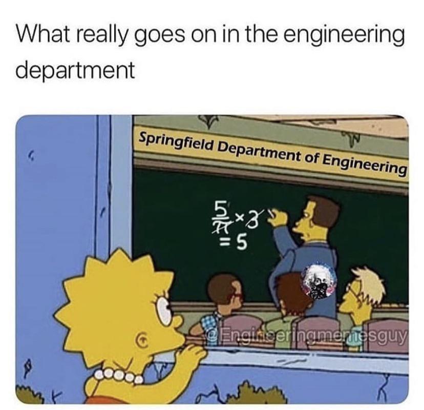 The Engineering Department's Secret Formula