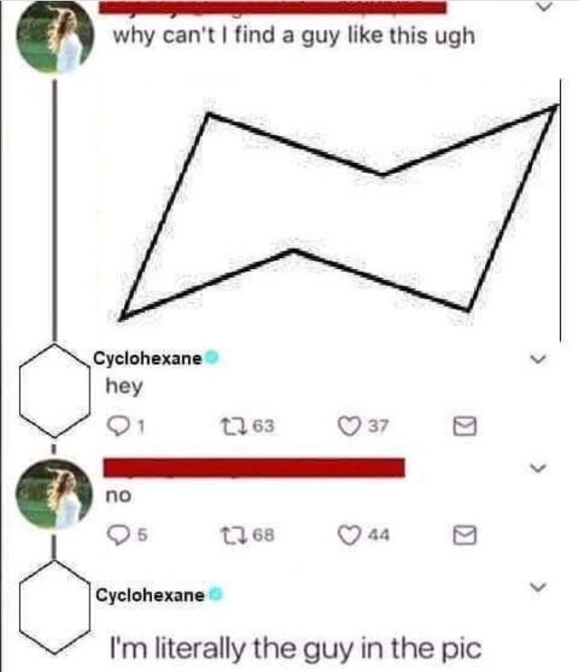 Poor Cyclohexane Gets Structurally Friendzoned