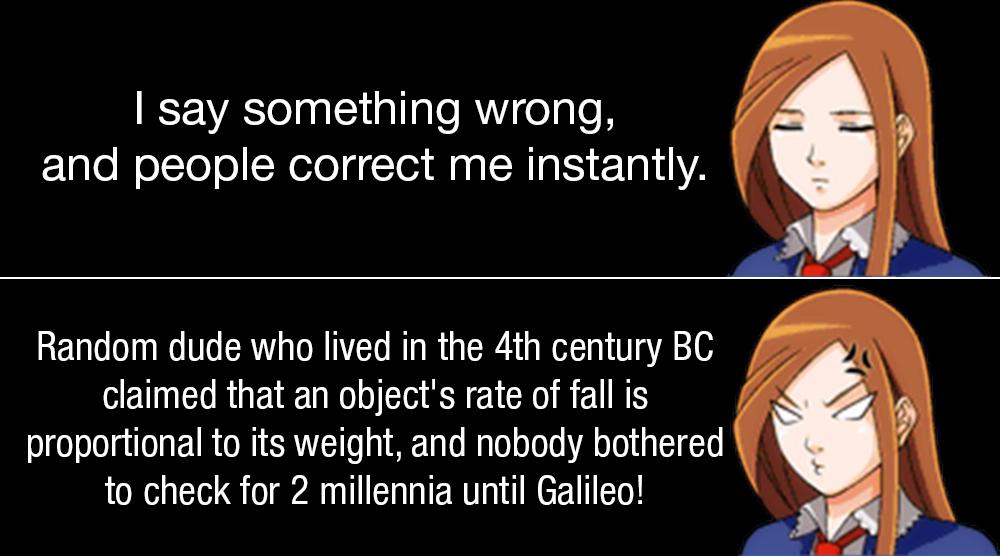 The Selective Speed Of Corrections