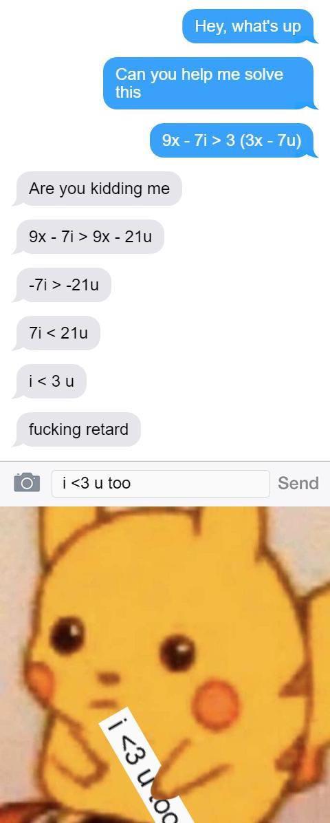 When Algebra Becomes A Love Language