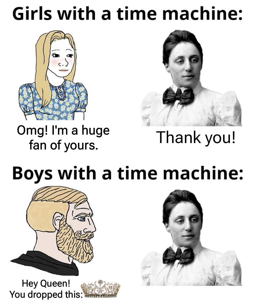 Time Travelers Pay Homage To The Queen Of Algebra
