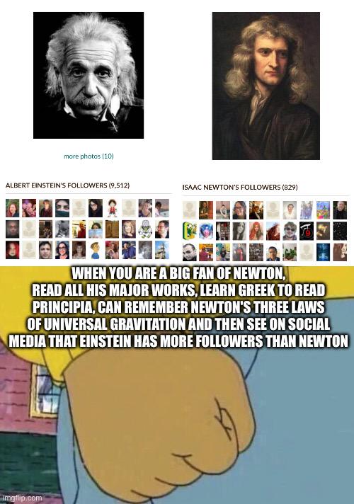 The Classical Mechanics Of Social Media Heartbreak