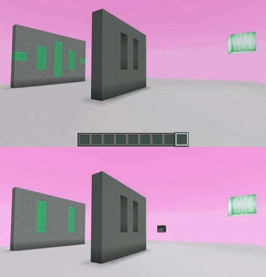 The Double-Slit Experiment: Minecraft Quantum Edition
