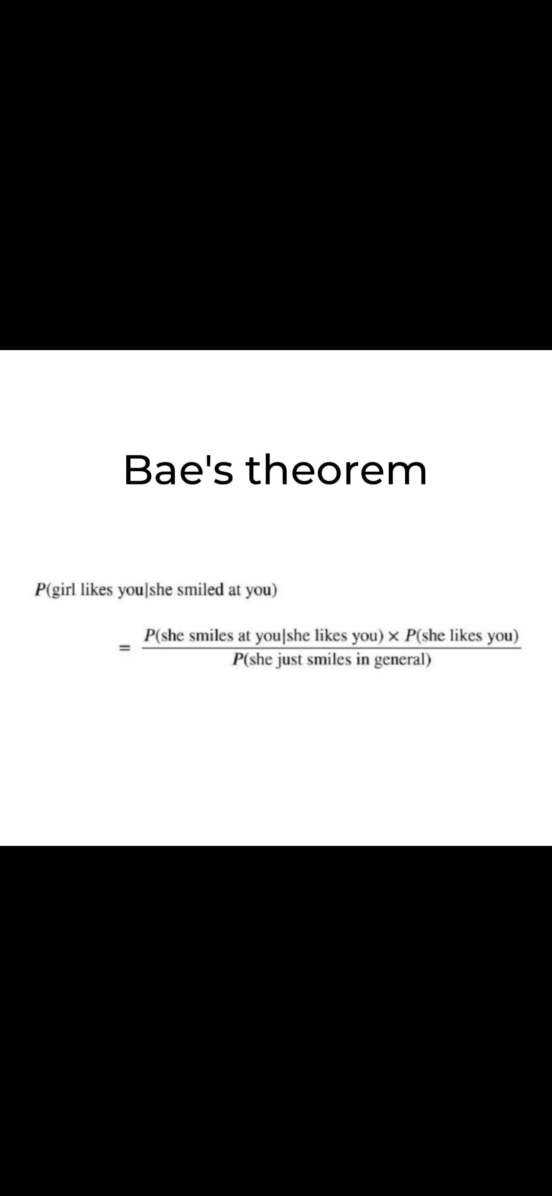 Bae's Theorem