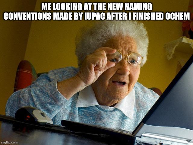 I See Nothing (But New Nomenclature)