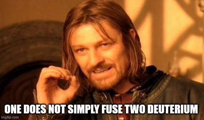 Deuterium + Tritium Got Some Serious Heat Though