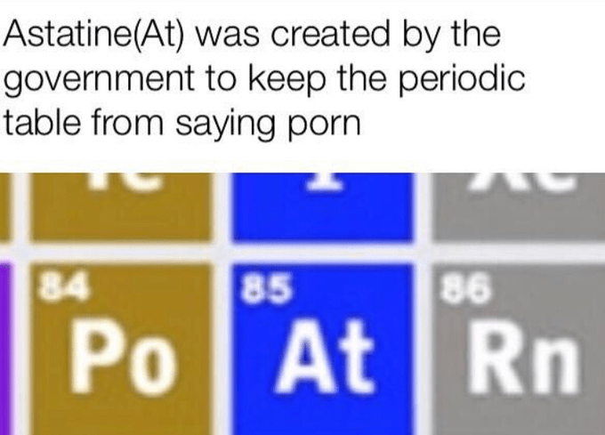 The Periodic Table's Dirty Little Secret