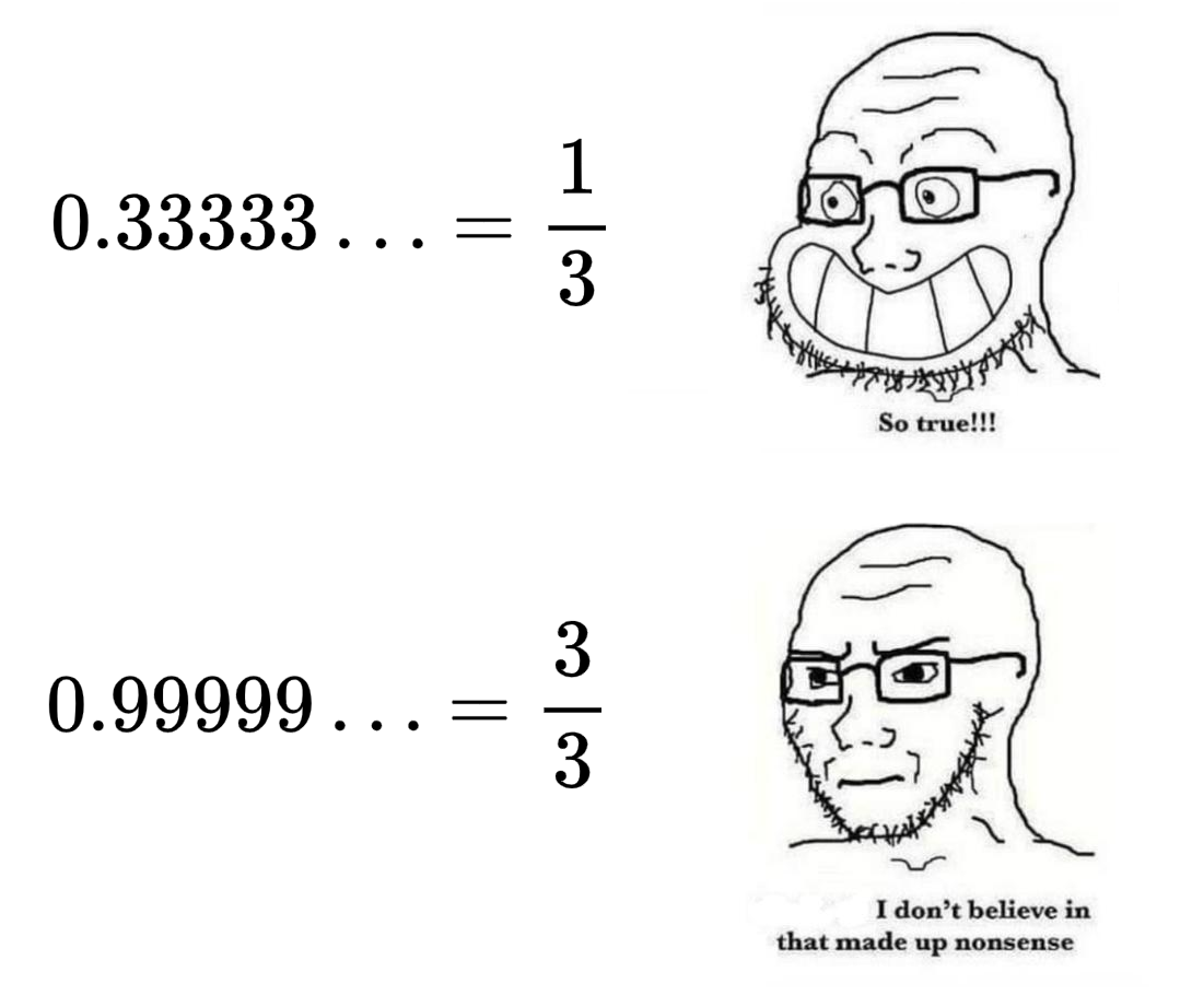 The Decimal Double Standard