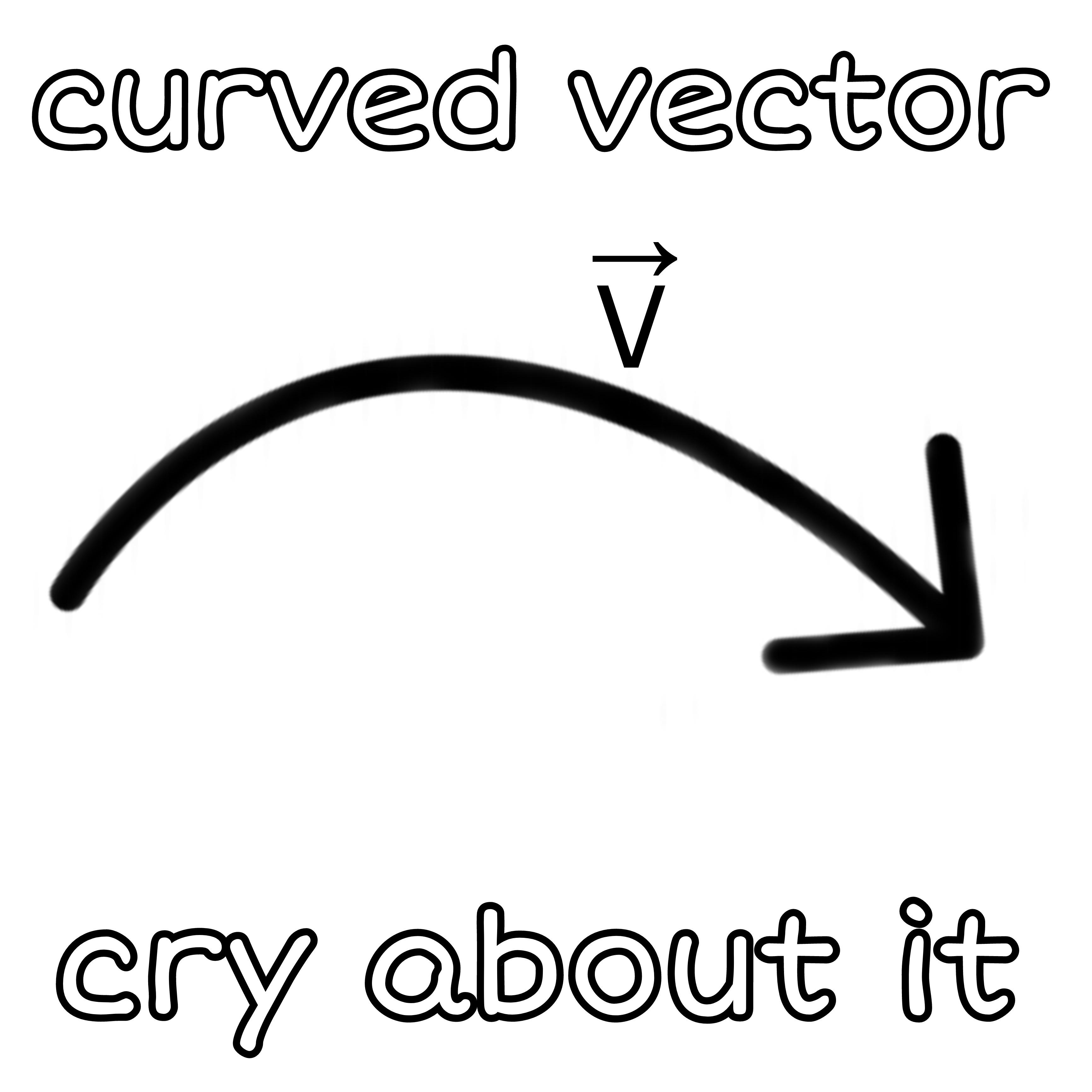 Curved Vector: Mathematical Rebellion