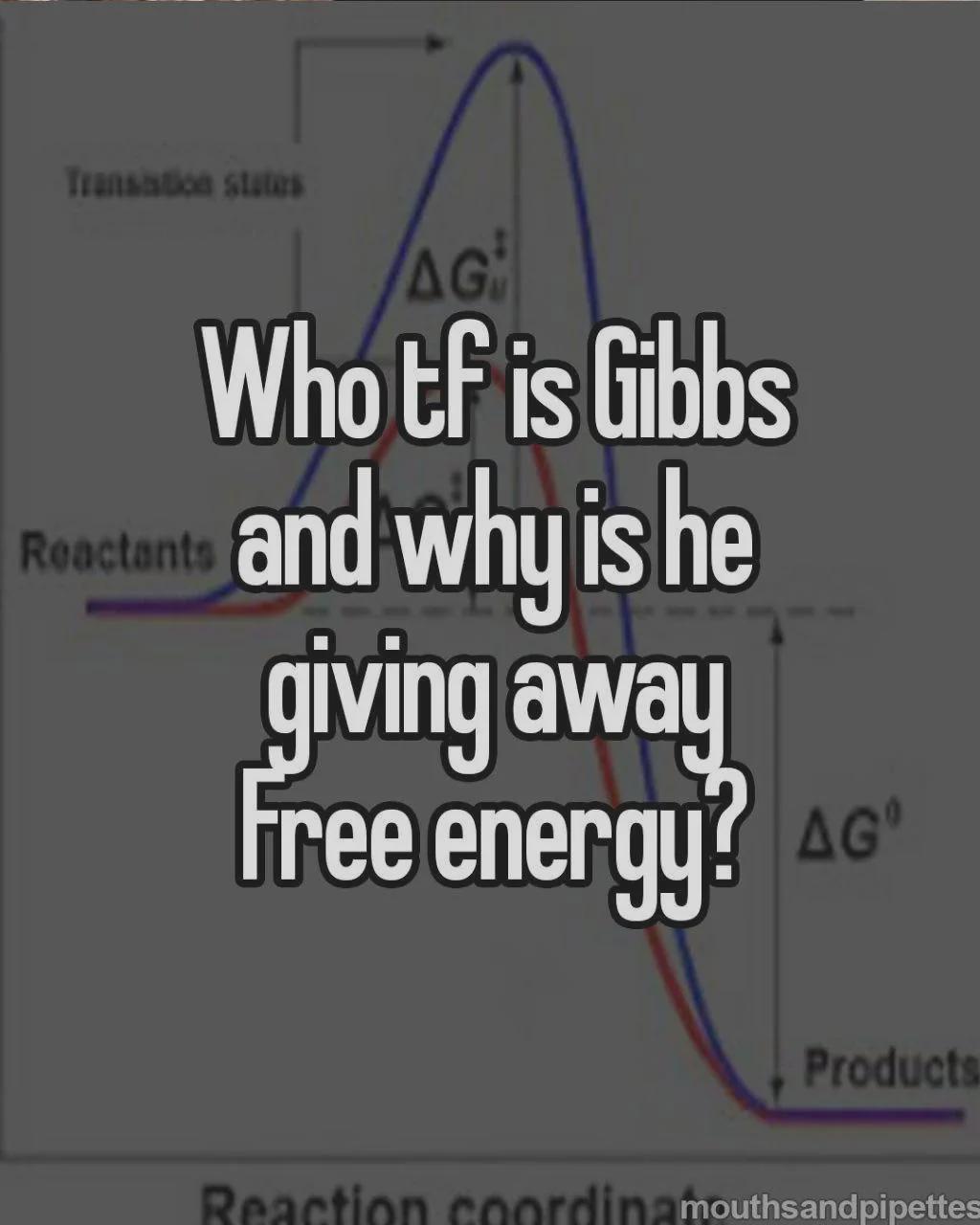 Who TF Is Gibbs And Why Is He Giving Away Free Energy?