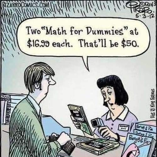 Mathematical Irony At The Checkout