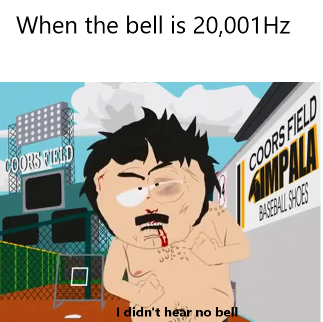When The Bell Is Just Beyond Human Hearing