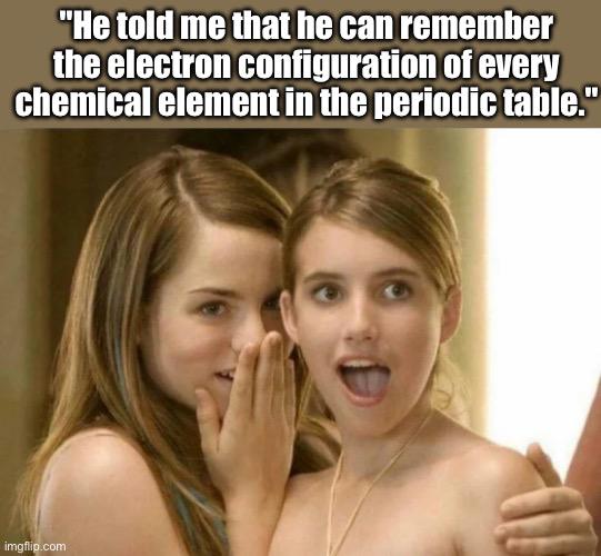 The Ultimate Chemistry Pickup Line