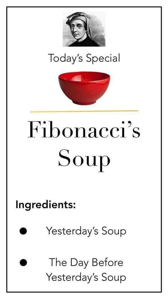 Fibonacci's Soup: A Recursive Recipe